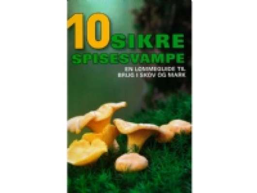 10 sikre spisesvampe - display med 10 stk. | Hermod Karlsen | Språk: Danska
