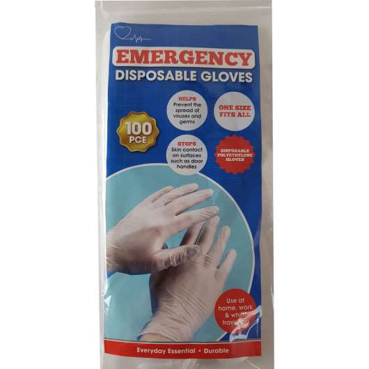 100-pack light weight disposable gloves