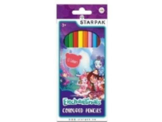 12kol STK Enchantimal STARPAK colored pencils