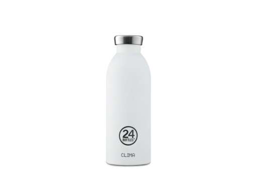 24 Bottles - Clima Vattenflaska 0,5 L - Ice White