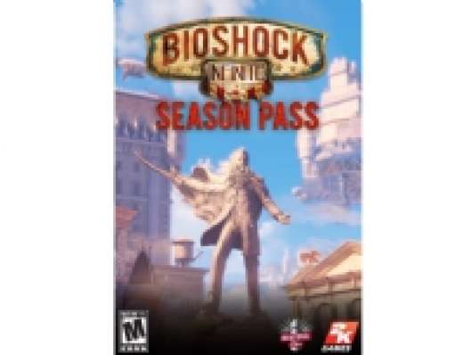 2K BioShock Infinite: Season Pass, Nedladdningsbart innehåll (DLC) till videospel, PC, Engelska, M (Mogen), Irrational Games