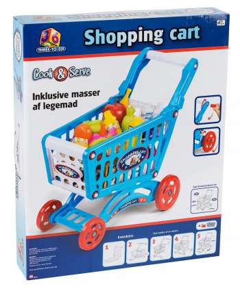 3-2-6 - ​Shopping cart with playfood (62253)