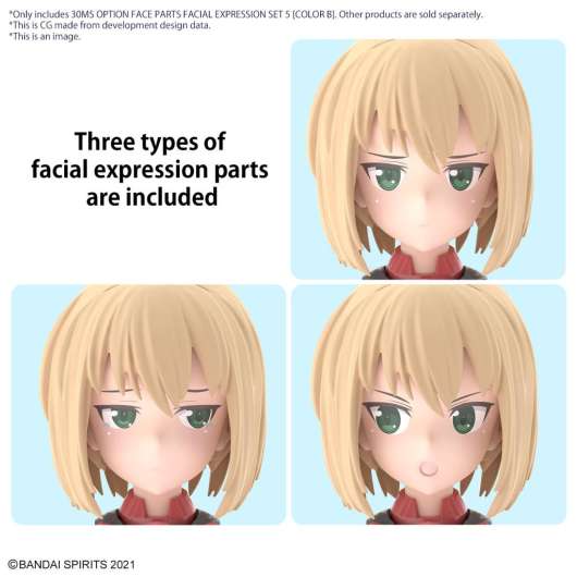 30Ms - Option Face Parts Facial Expression Set 5