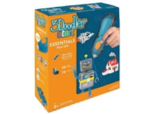 3Doodler 3 Doodler 62131 3D Drawing Pen, Blå, Plast, USB, 220 mm, 250 mm, 70 mm