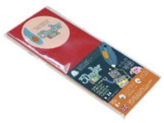 3Doodler 3DS-ECO03-RED-24 Cherry Red Filament-pakke Elastic 1.75 mm 27 g Rød 24 stk
