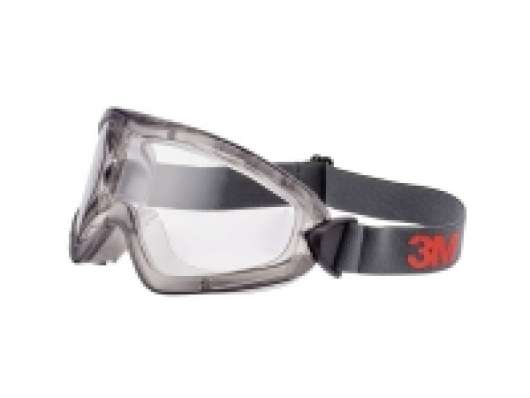 3M 2891S-SG Beskyttelsesbriller med fuldt udsyn Anti-beslagsbeskyttelse Grå