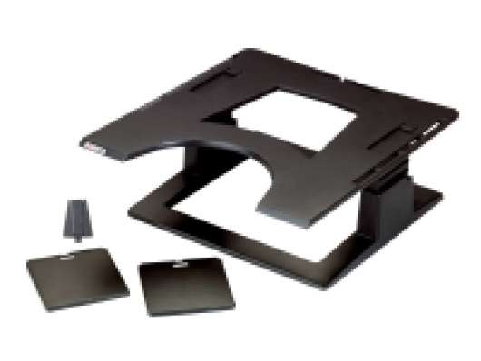 3M Adjustable Notebook Riser LX500 - Notebook-plattform - svart