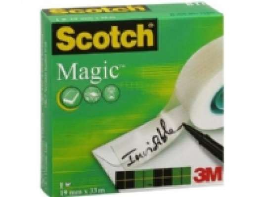 3M Scotch Magic 810 19mm x 33m, 33 m, Transparent, 19 mm