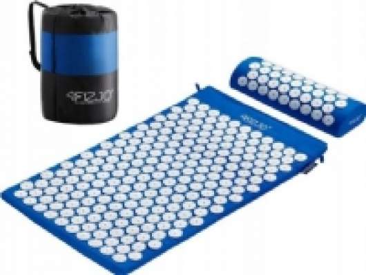 4fizjo Mata do akupresury z kolcami+poduszka 72x42 (niebieska) 4fizjo Acupressure mat with spikes + pillow 72x42 (blue)