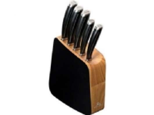 A set of kitchen knives in a block of 5 GERLACH 981 M