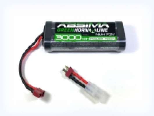 Absima 4100010, Batteri, Svart, Nickel-metallhydrid (NiMH), 7,2 V, 46 mm, 24 mm