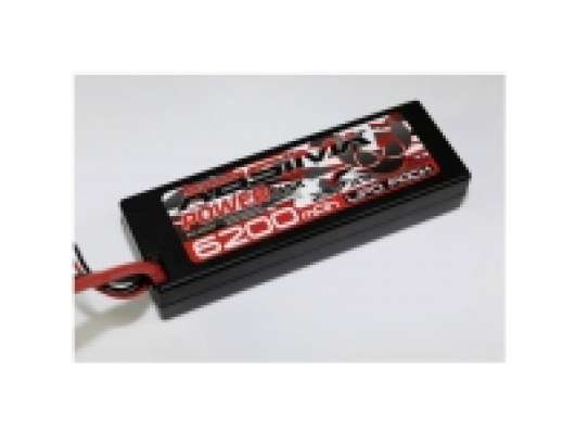 Absima Modelbyggeri-batteripakke (LiPo) 7.4 V 6200 mAh 60 C Hardcase T-stik