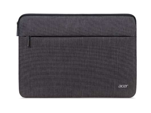 Acer 14" Protective Sleeve / Fodral med ficka till bärbar dator - Grå
