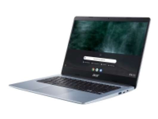Acer Chromebook 314 CB314-1H-C8VP - Celeron N4020 / 1.1 GHz - Chrome OS - 4 GB RAM - 64 GB eMMC - 14 1366 x 768 (HD) - UHD Graphics 600 - Wi-Fi 5, Bluetooth - daggsilver - kbd: Nordisk