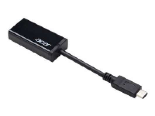 Acer - Extern videoadapter - USB-C - VGA - svart