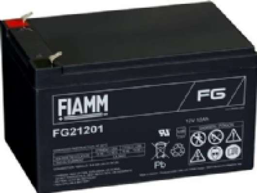 ACTEC Fiamm bly akkumularor 12v/12Ah. Til alarm og backup med spadesko 4,75mm/Faston 187 - Lx151xB98xH95mm