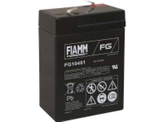 ACTEC Fiamm bly akkumularor 6v/4,5Ah. Til alarm og backup med spadesko 4,75mm/Faston 187 - L70xB47xH100mm