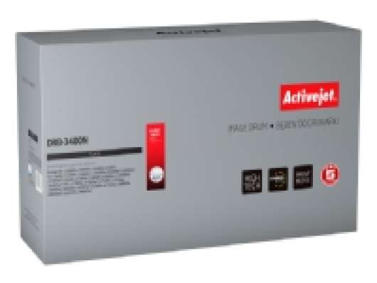 Activejet DRB-3400N, Compatible Brother DR-3400 - Tromle / Drum, DCP-L5500DN DCP-L5600DN DCP-L5650DN DCP-L6600DW HL-L5000D HL-L5100DN HL-L5100DNT HL-L5200DW... - 50000 sidor  - Laserutskrift