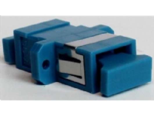 Adapter SC/UPC simplex, singlemode, farve: blå