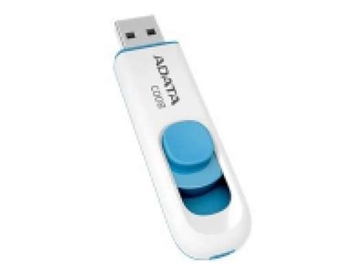 ADATA Classic Series C008 - USB flash-enhet - 16 GB - USB 2.0 - vit, blå