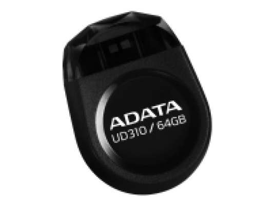 ADATA DashDrive Durable UD310 - USB flash-enhet - 64 GB - USB 2.0 - svart