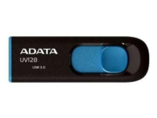ADATA DashDrive UV128 - USB flash-enhet - 16 GB - USB 3.0 - svart/blå