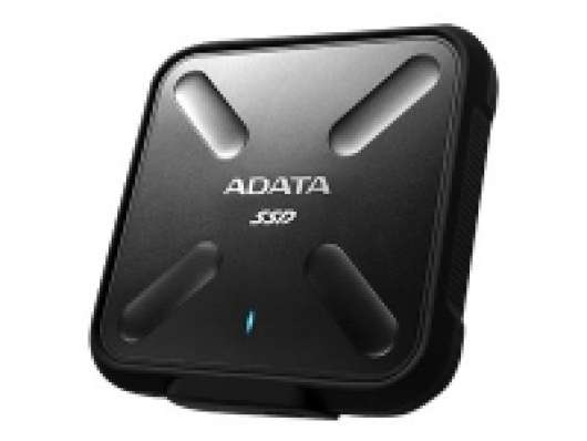 ADATA Durable SD700 - Solid state drive - 1 TB - extern (portabel) - USB 3.1 Gen 1 - svart