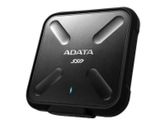 ADATA Durable SD700 - Solid state drive - 256 GB - extern (portabel) - USB 3.1 Gen 1 - svart