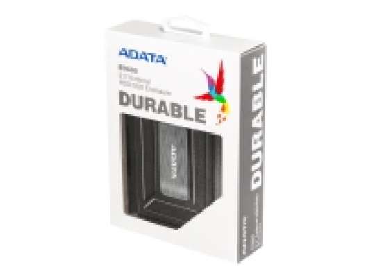 ADATA ED600 - Förvaringslåda - 2.5 - SATA 6Gb/s - 600 MBps - USB 3.0 - svart