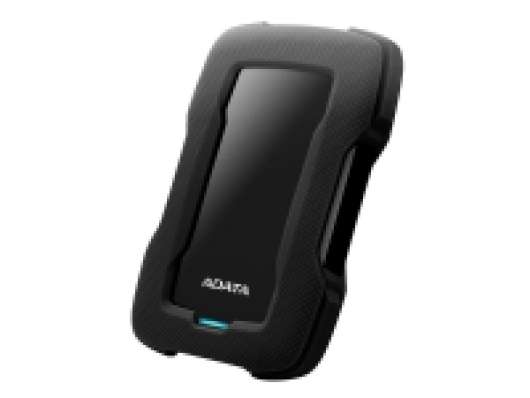 ADATA HD330 - Hårddisk - 1 TB - extern (portabel) - USB 3.1 - 256 bitars AES - svart