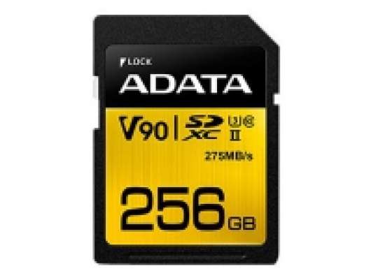 ADATA Premier ONE - Flash-minneskort - 256 GB - UHS-II U3 / Class10 - SDXC UHS-II
