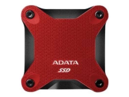 ADATA SD600Q - Solid state drive - 480 GB - extern - USB 3.1 - röd