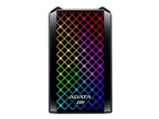 ADATA SE900G - Solid state drive - 512 GB - extern (portabel) - USB 3.2 Gen 2x2 (USB-C kontakt) - svart