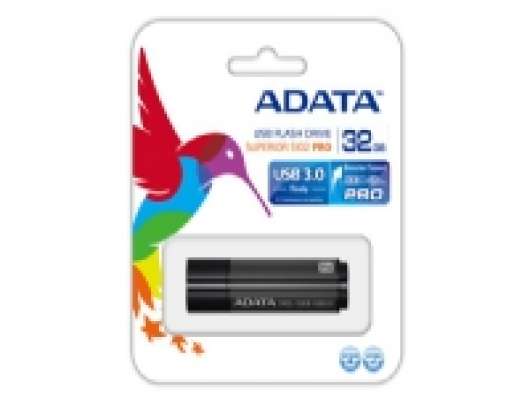 ADATA Superior Series S102 Pro - USB flash-enhet - 32 GB - USB 3.0 - titangrå