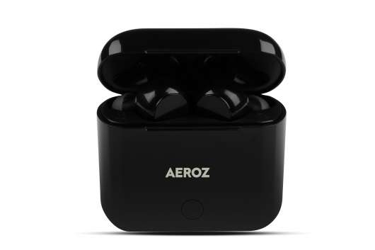 ​AEROZ - TWS-122 Svart - True Wireless Stereo-øretelefoner med ladeetui