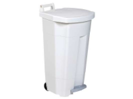 Affaldscontainer rossignol, 90 l, med pedal, hvid