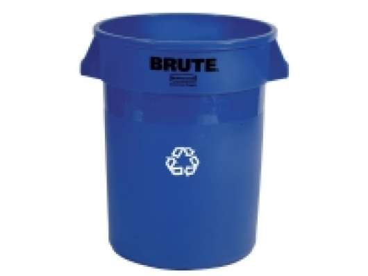Affaldscontainer rubbermaid, 121 l, blå