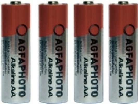AgfaPhoto LR6, Single-use battery, Alkalisk, 1,5 V, Grå, Röd, AA