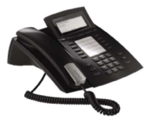 AGFEO ST 42 IP, IP-telefon, Svart, Trådbunden telefonlur, Skrivbord/vägg, 1000 poster, 210 mm