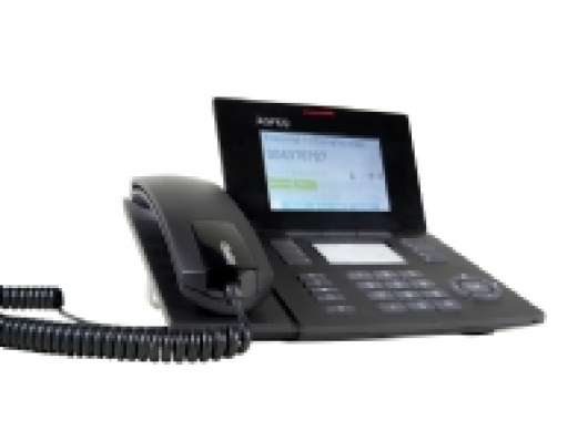 AGFEO ST 56, IP-telefon, Svart, Trådbunden telefonlur, 5000 poster, LCD, Blå