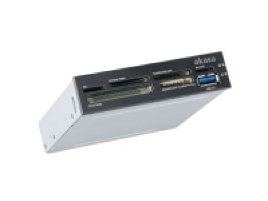Akasa SuperSpeed Memory Card Reader - Kortläsare - 3,5 tum (Multiformat) - USB 3.0