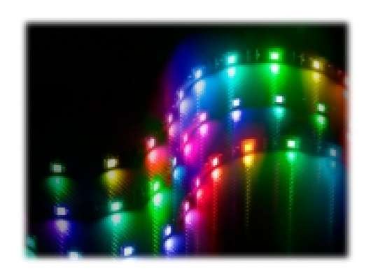 Akasa Vegas MBA - Ljusslinga - LED-glödlampa - RGB-lampa