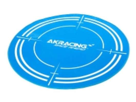 AKRacing Race ahead - Golvmatta - rund - 99.5 cm - blå