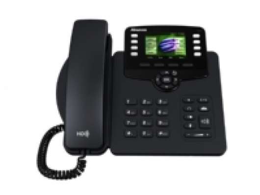 Akuvox SP-R63G, Svart, Trådbunden telefonlur, Digital, In-band, SIP-information, TFT, 320 x 240 pixlar