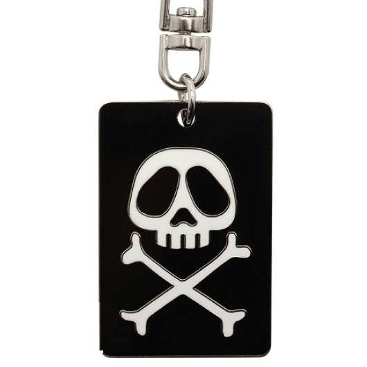 Albator Skull Emblem Metal Keychain
