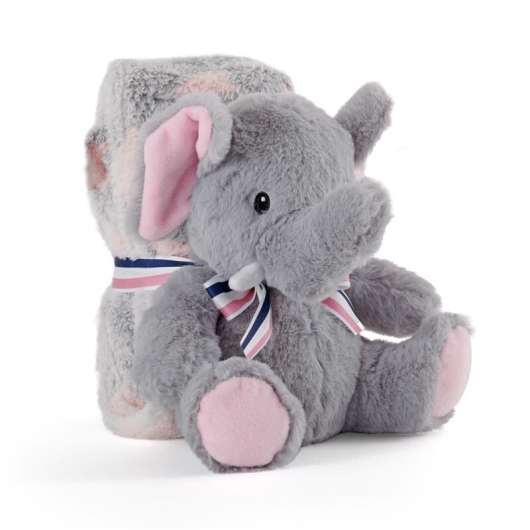 Allie Elephant Soft blanket + plush toy 22cm