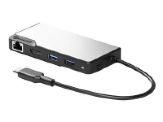 ALOGIC USB-C Fusion MAX 6-in-1 Hub - Dockningsstation - USB-C - VGA, HDMI - GigE