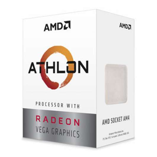 AMD Athlon 220GE / Dual Core 4-Thread / 3.4GHz / 35W TDP / Vega 3 Graphics