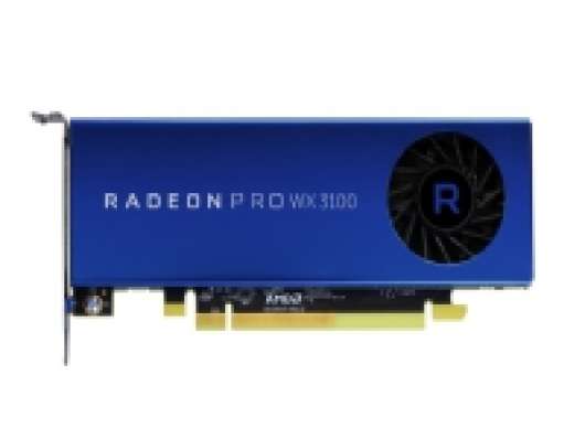 AMD Radeon Pro WX 3100 - Grafikkort - Radeon Pro WX 3100 - 4 GB - PCIe 3.0 x16 - 2 x Mini DisplayPort, DisplayPort - för Celsius J5010, J550, J580, M7010, M770, R970, W5010, W570, W580