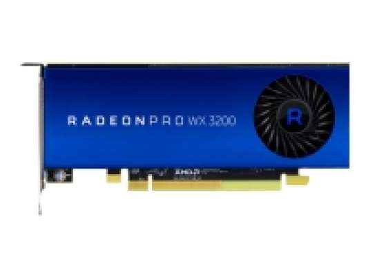 AMD Radeon Pro WX 3200 - Grafikkort - Radeon Pro WX 3200 - 4 GB GDDR5 - PCIe 3.0 x16 - 4 x Mini DisplayPort - för Workstation Z2 G4 (MT, SFF), Z2 G5 (SFF), Z4 G4, Z6 G4, Z8 G4